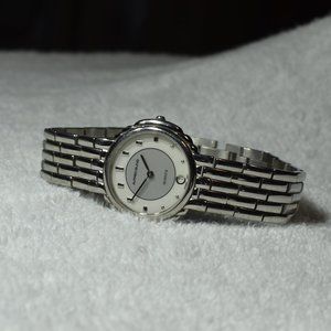 Sleek 80's 925SS ALFRED SUNG Sleek Calendar Watch
